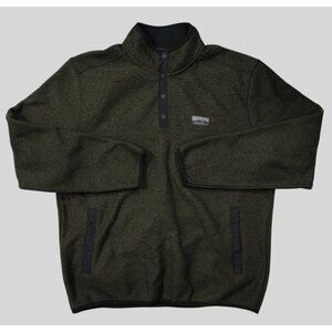 Eddie Bauer Men's Dark Green Sweater Size L